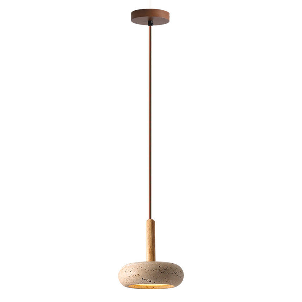 Stylish Yellow Stone Pendant Light for Modern Homes