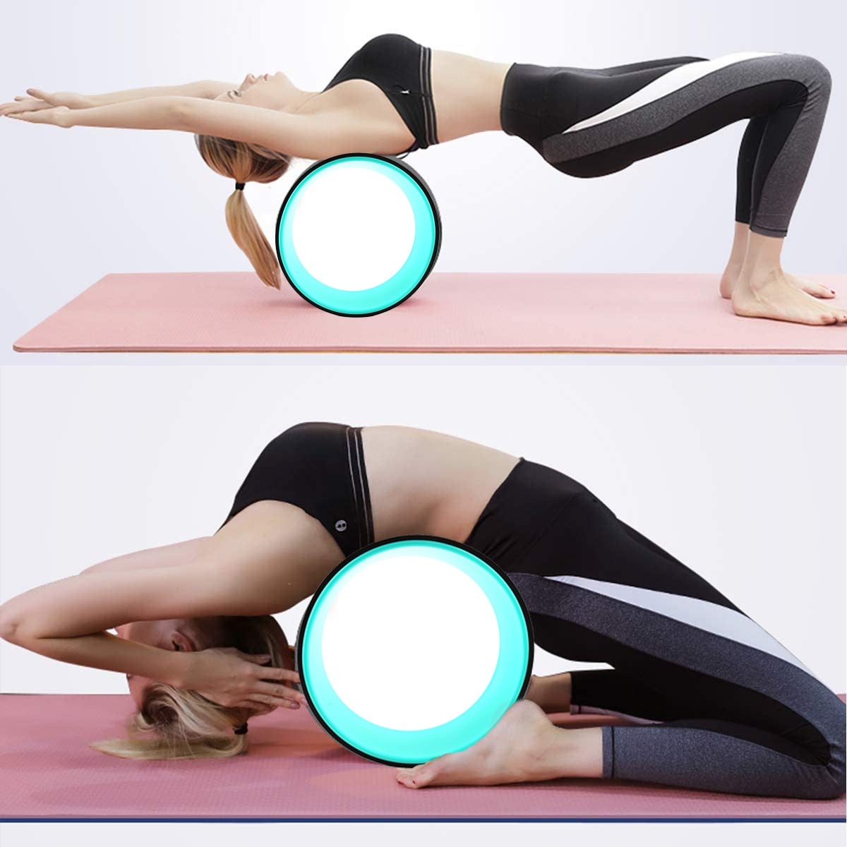 Flexible Support Wheel for Enhanced Yoga & Stretching