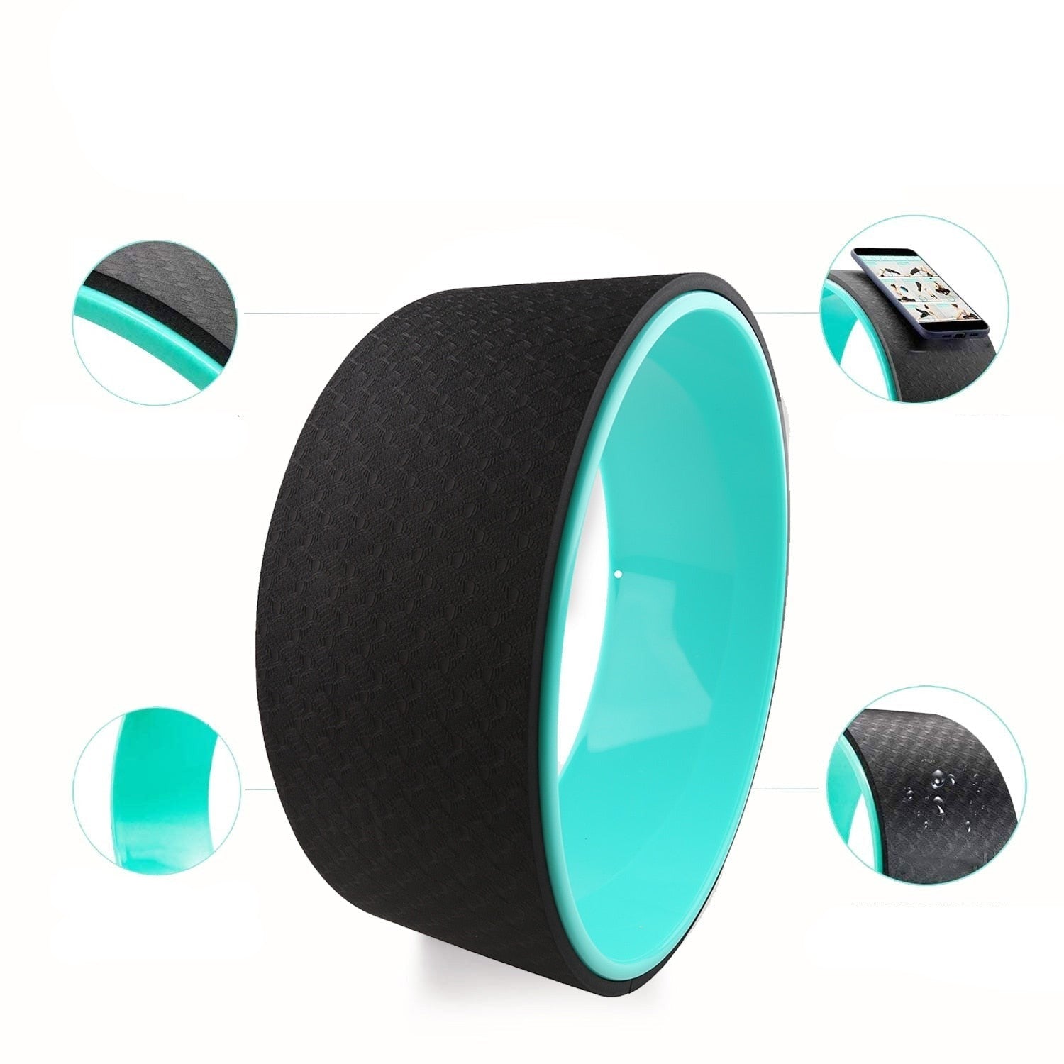 Flexible Support Wheel for Enhanced Yoga & Stretching