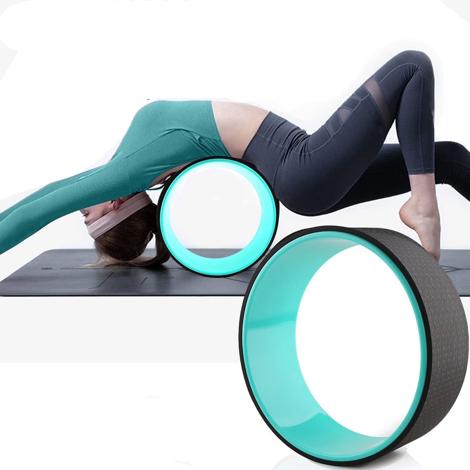 Flexible Support Wheel for Enhanced Yoga & Stretching