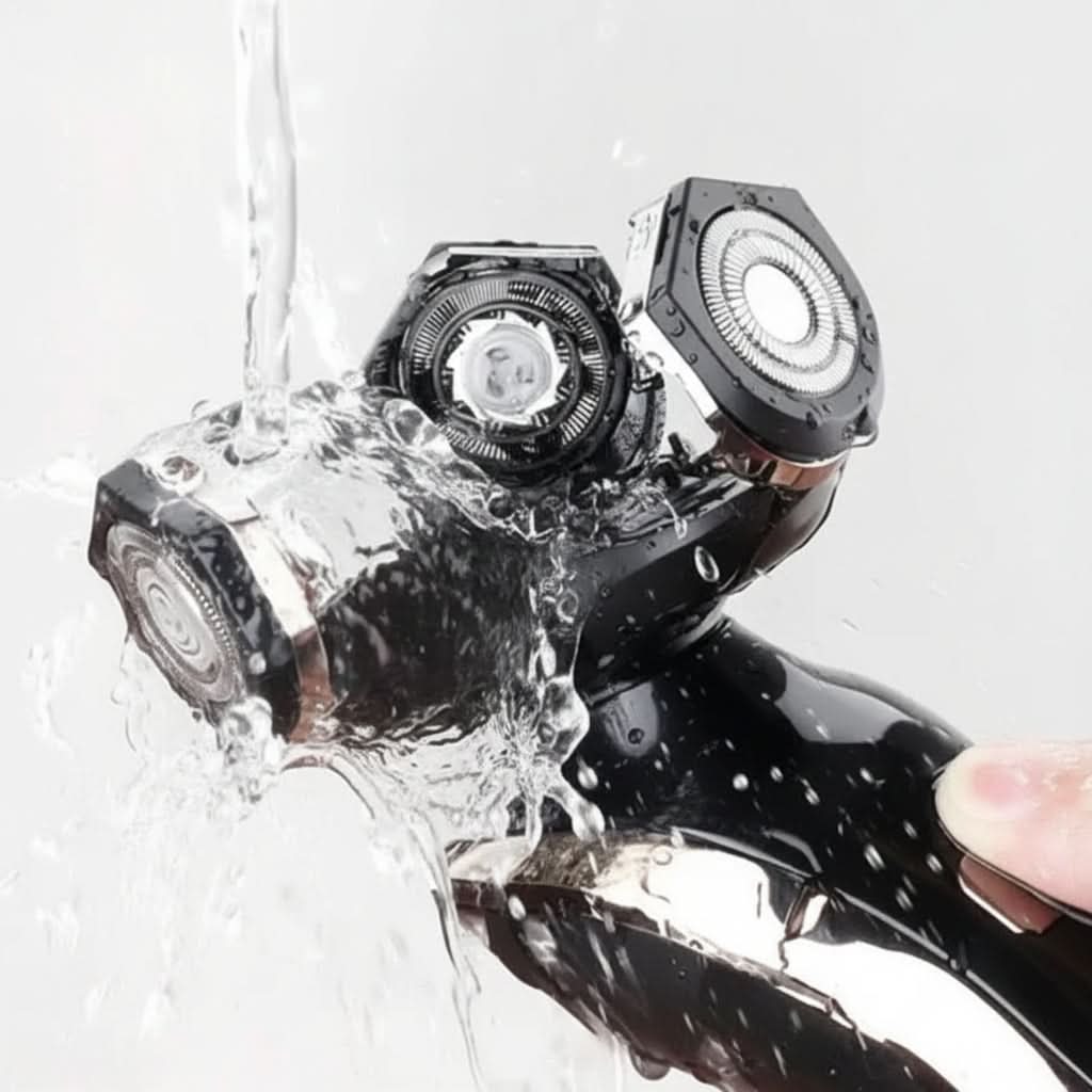 Waterproof Rechargeable Electric Shaver for Wet and Dry Grooming