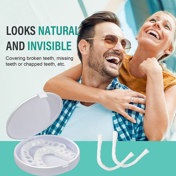 Instant Smile Dental Prosthetics | No Adhesive Needed | Flexible Fit