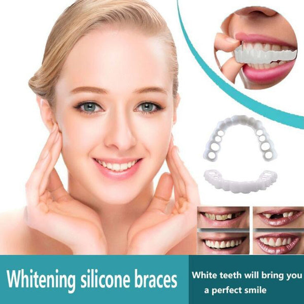 Instant Smile Dental Prosthetics | No Adhesive Needed | Flexible Fit