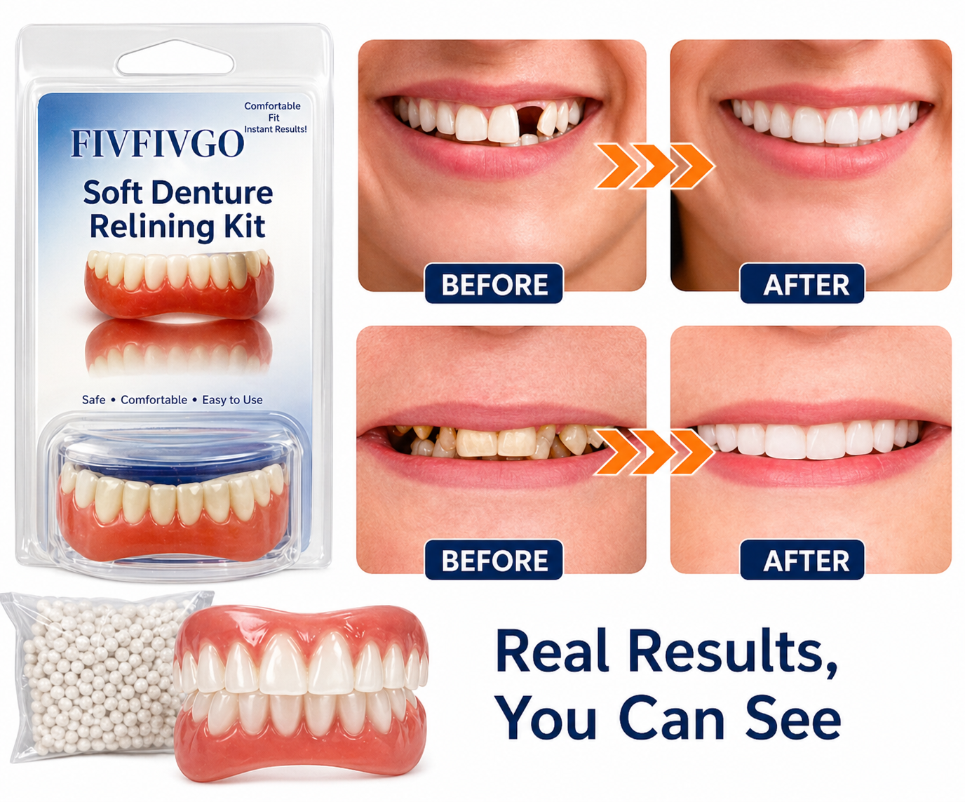 Dental Care | Tooth Repair Kit | Custom Silicone