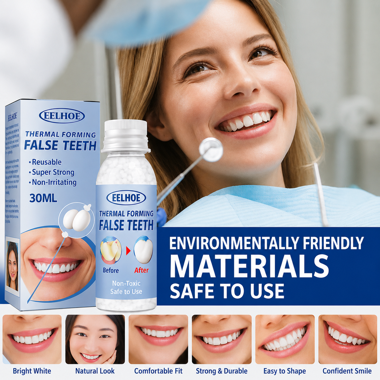 Dental Care | Tooth Repair Kit | Instant Filling for Cavities
