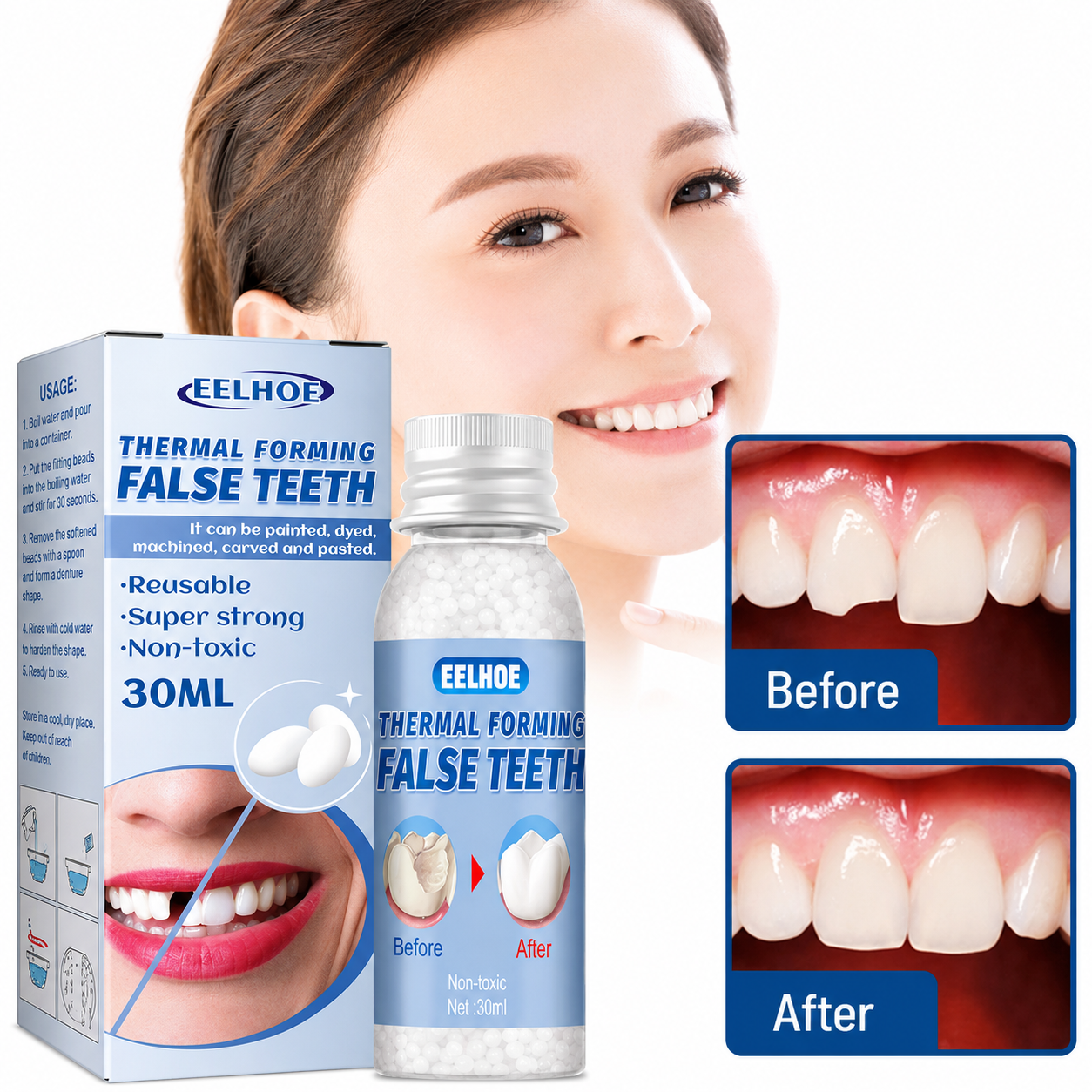 Dental Care | Tooth Repair Kit | Instant Filling for Cavities