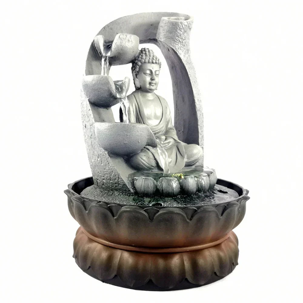 Serenity Stream Buddha Indoor Water Fountain for Relaxation