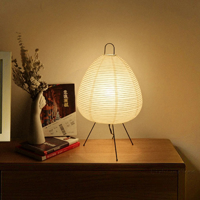 SerenityLight Japanese Rice Paper Lamp – Cozy Atmosphere
