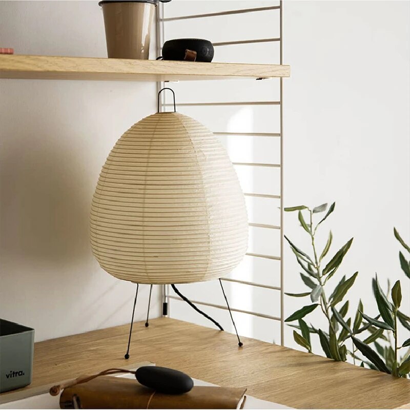 SerenityLight Japanese Rice Paper Lamp – Cozy Atmosphere