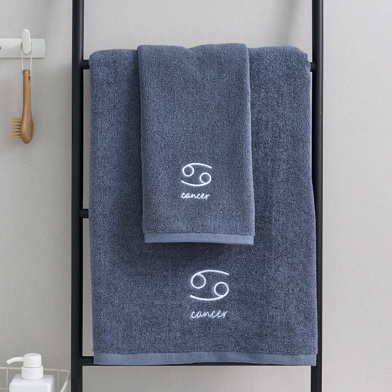 Celestial Cotton Towel Duo - Quick-Dry & Lightweight