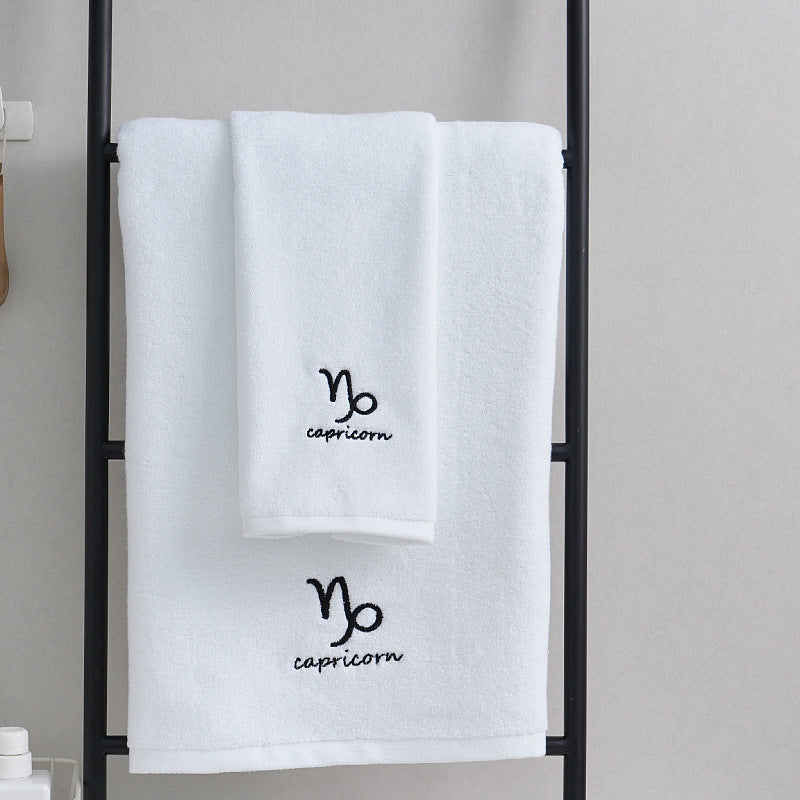 Celestial Cotton Towel Duo - Quick-Dry & Lightweight