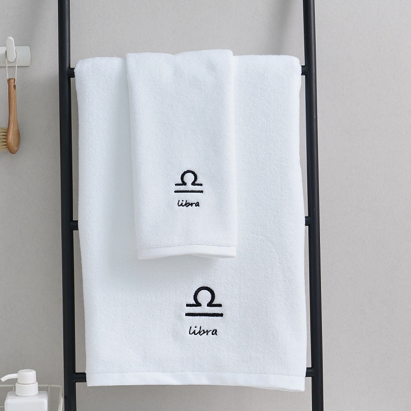Celestial Cotton Towel Duo - Quick-Dry & Lightweight