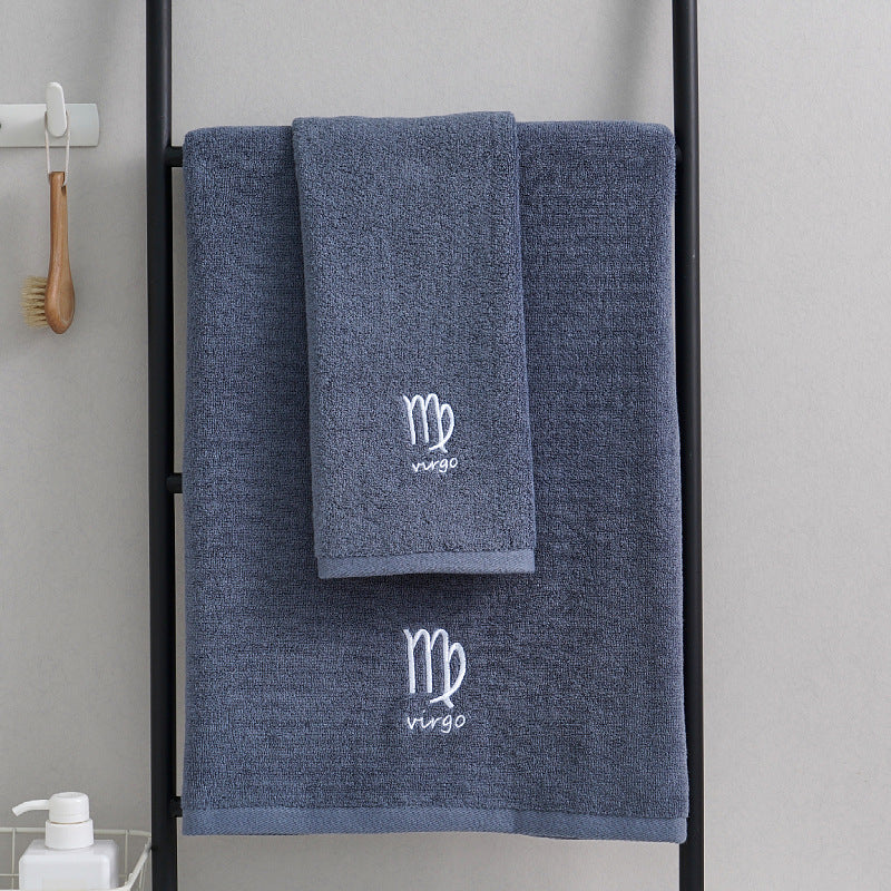Celestial Cotton Towel Duo - Quick-Dry & Lightweight