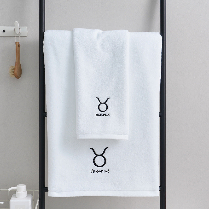Celestial Cotton Towel Duo - Quick-Dry & Lightweight