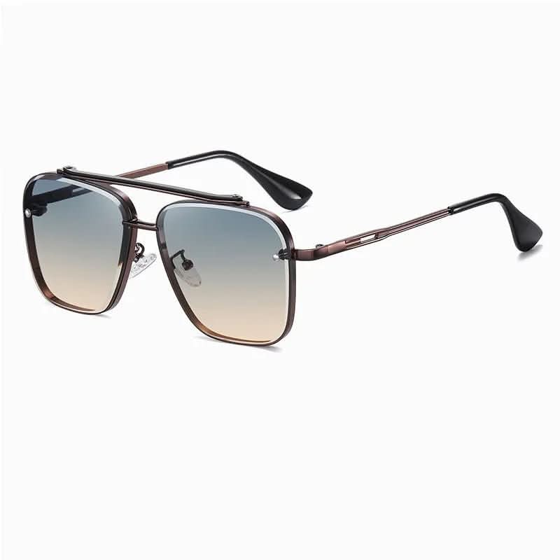 Gradient Lens Sunglasses with Sturdy Metal Frame – Chic Design