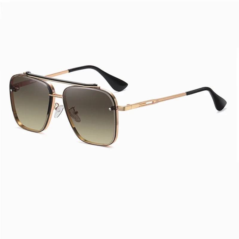 Gradient Lens Sunglasses with Sturdy Metal Frame – Chic Design