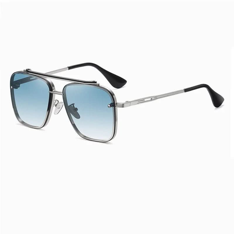 Gradient Lens Sunglasses with Sturdy Metal Frame – Chic Design