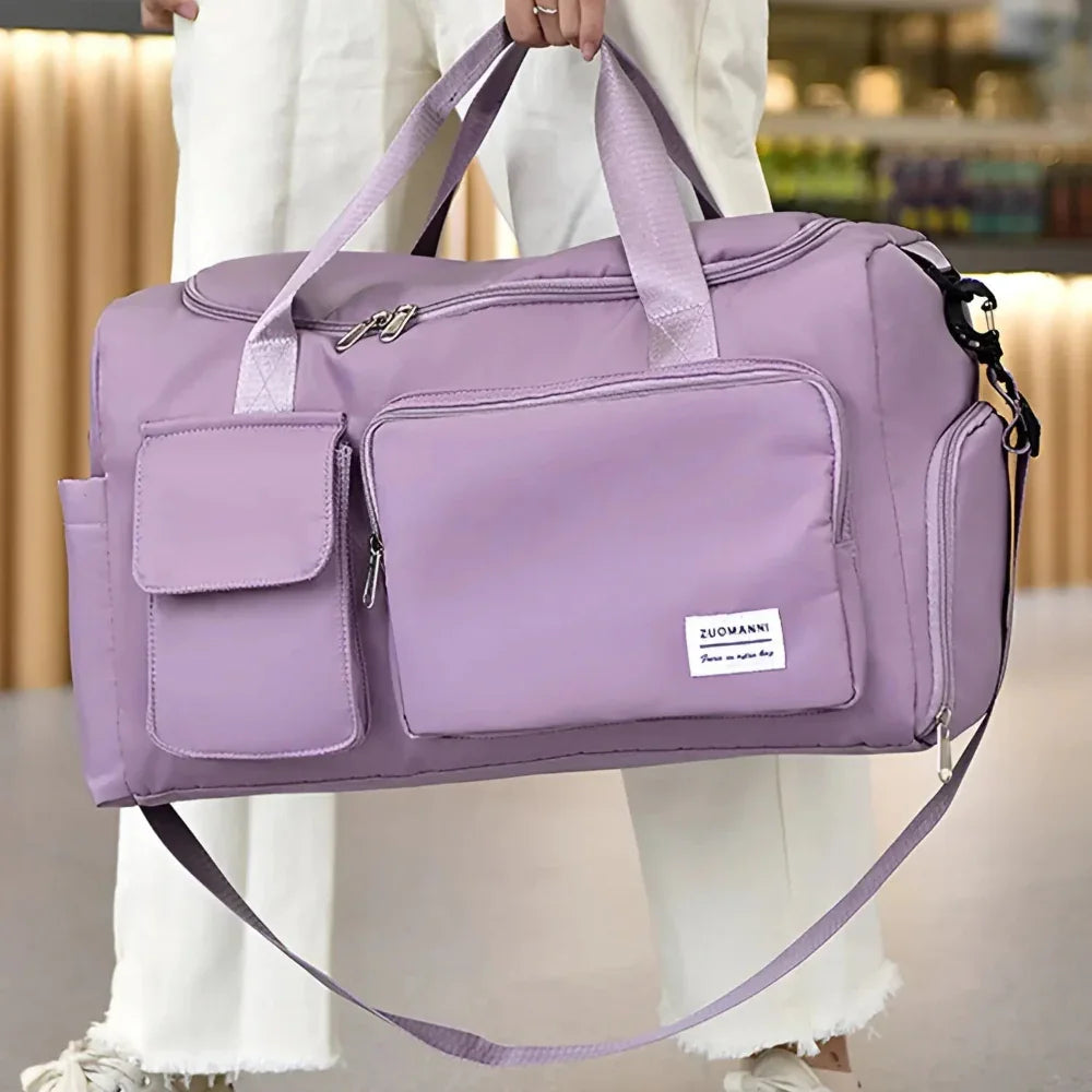 All-Weather Travel Bag with Dedicated Shoe Storage