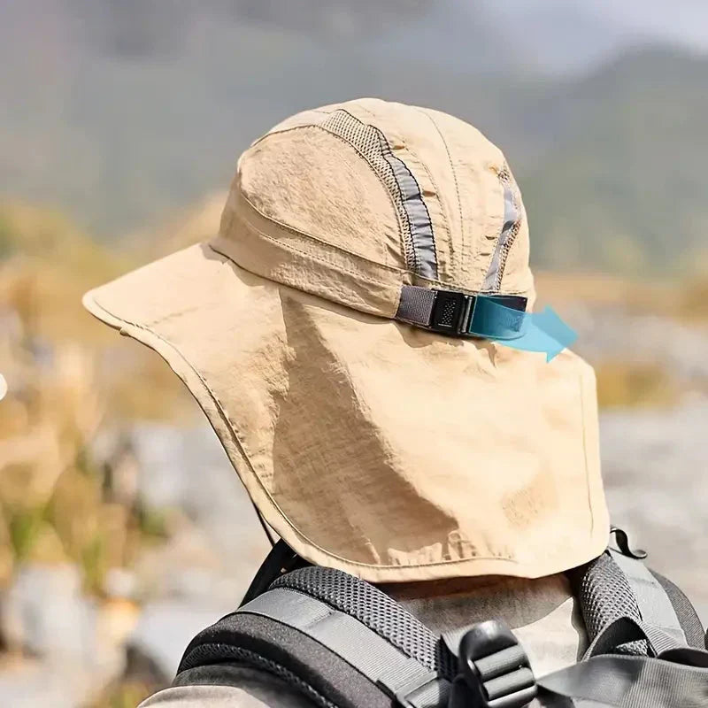 Ultimate Sun Shield Hat with Neck Coverage – Wide Brim Design