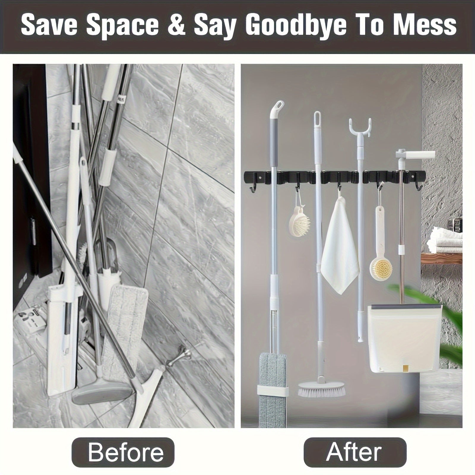 Space-Saving Steel Wall Shelf for Garage and Outdoor Storage