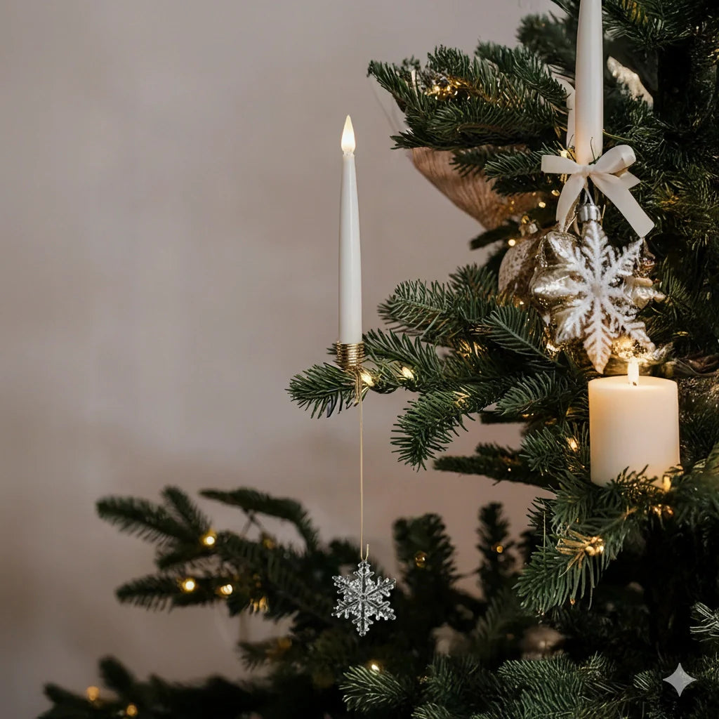 LuminiqueFlame™ — Fill Your Holidays with Safe, Captivating Candlelight Magic