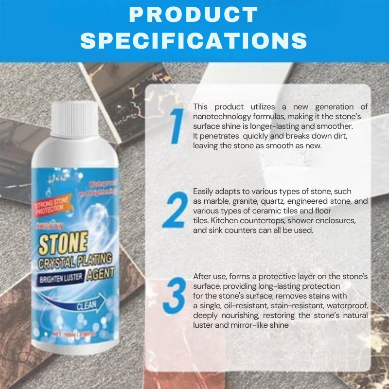 RevitaStone™ Gel — Bring Your Stone Surfaces Back to Life with Effortless, Dazzling Clean