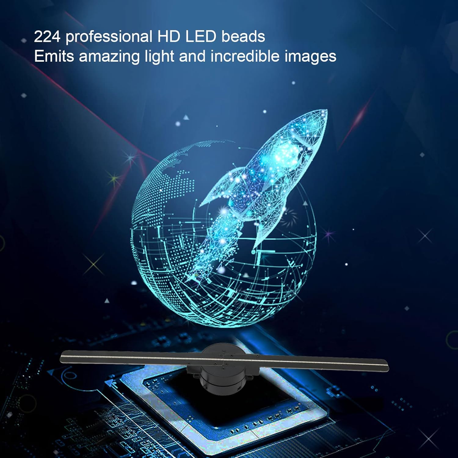 NovaLume™ Hologram Fan — Transform Any Space into a Jaw-Dropping 3D Spectacle That Commands Every Eye