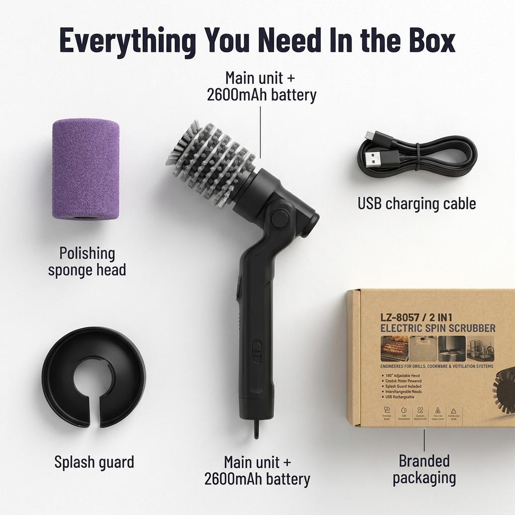 TurboGrillPro™ — Whirl Away Stubborn Grease Fast, Zero Scrubbing Needed