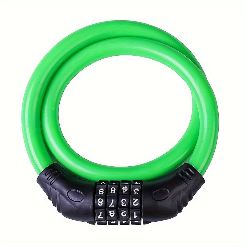 SecureFlex - Heavy-Duty Steel Cable Lock with Custom Code Access