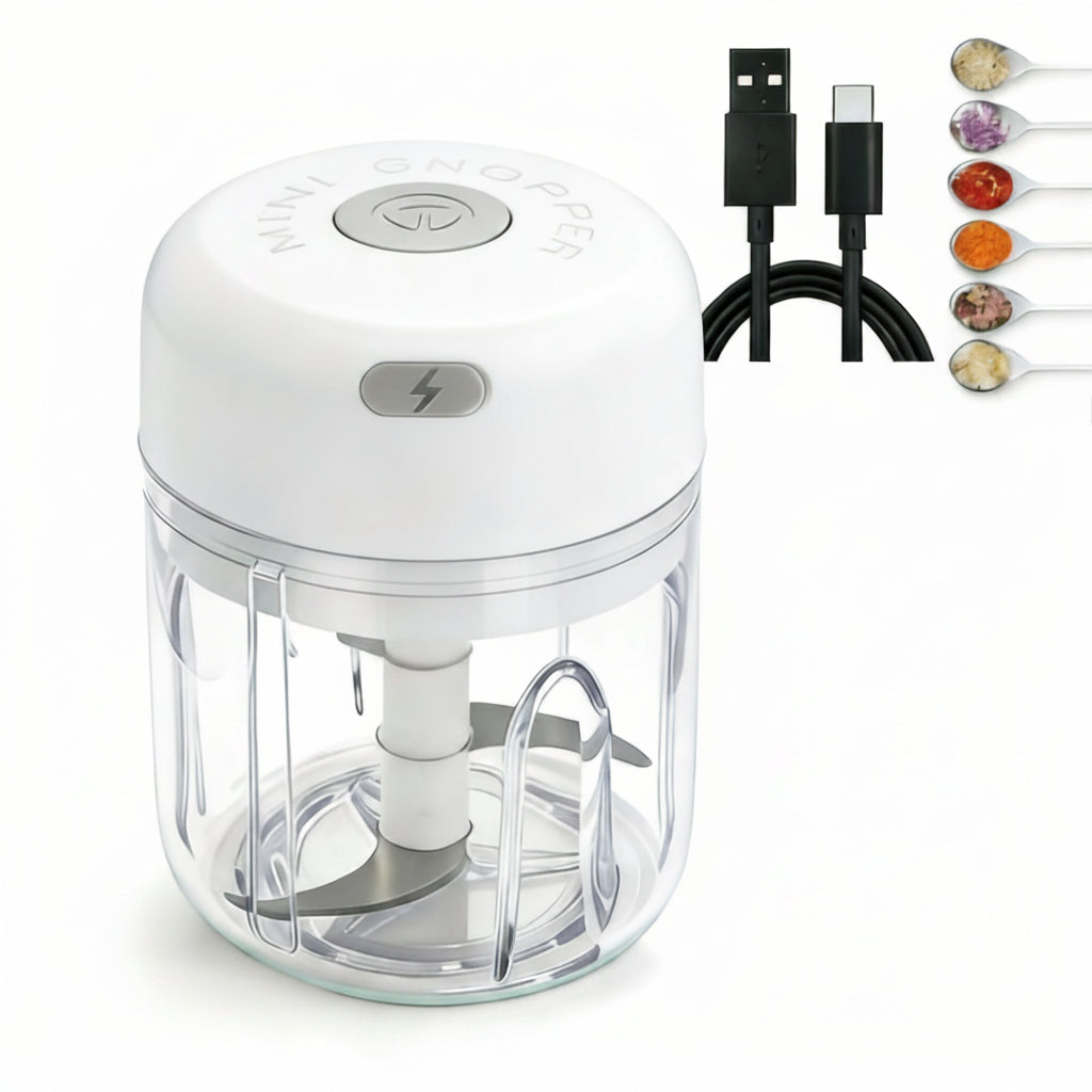 Mini Food Chopper – Electric and USB Rechargeable