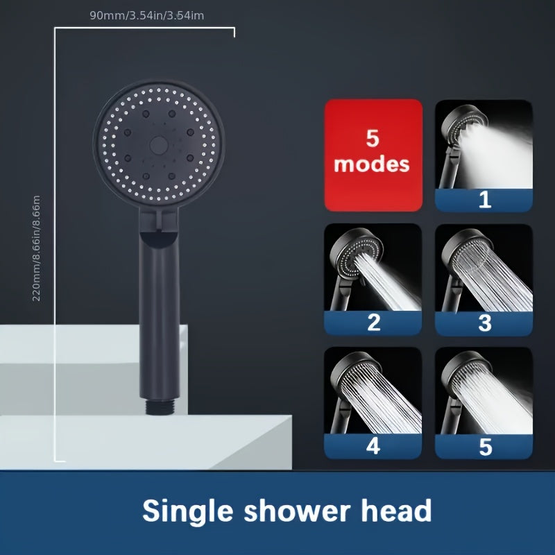AquaVibe - Luxurious 5-Setting High-Pressure Hand Shower