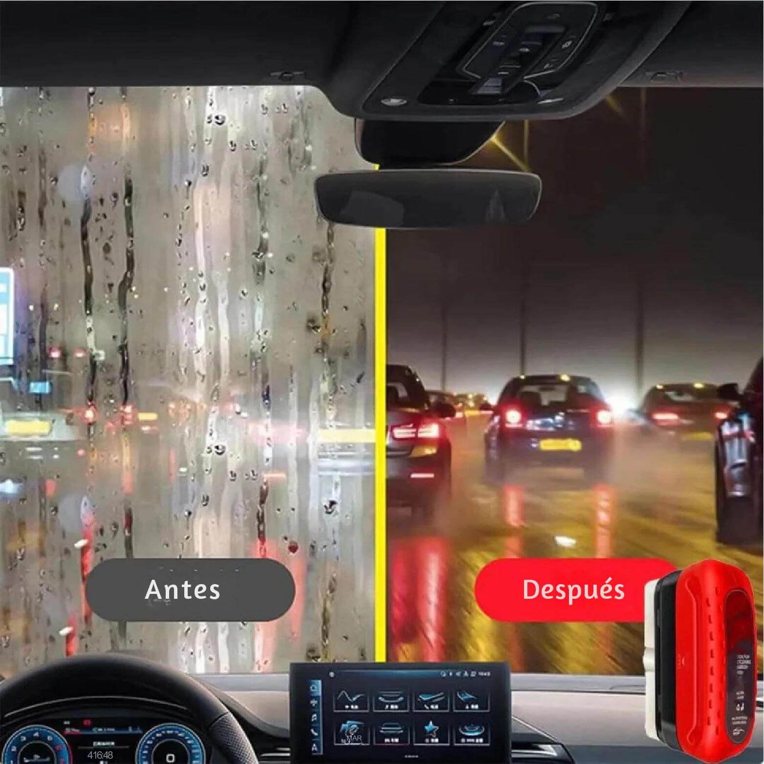 HydroShield™ Glass Armor — Command Crystal-Clear Views and Drive Fearlessly in Any Storm