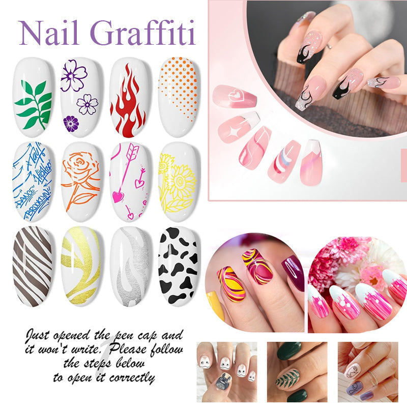 VivaTone™ Nail Pens — Unleash Your Boldest, Show-Stopping Nail Art Instantly