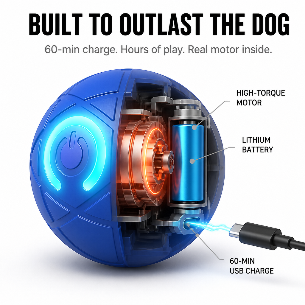 DashRoll™ — Tire Out Your Dog's Energy Hands-Free While You Work