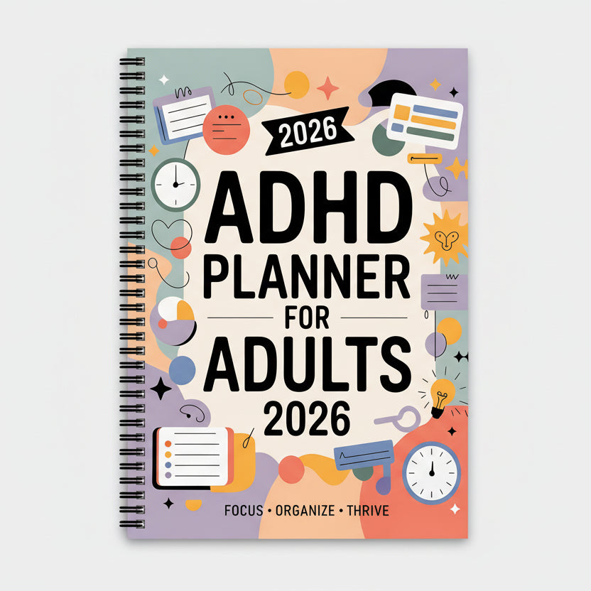MindMaster 2026: Essential Planner for ADHD Adults