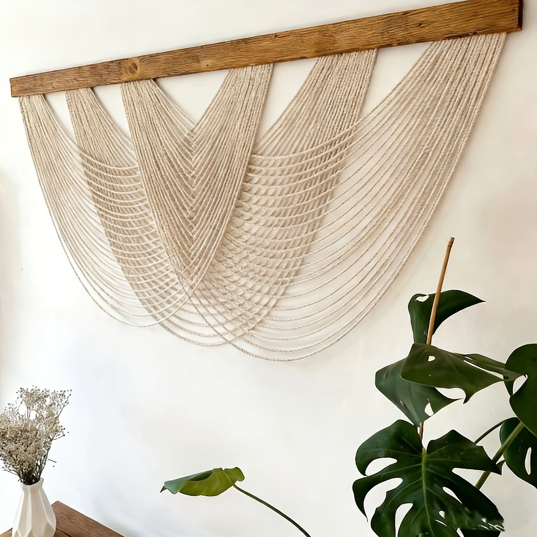 Minimalist Macrame Wall Art for Bohemian Home Decoration