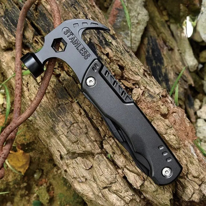 7-in-1 Multipurpose Hammer | Travel-Friendly | Seven Functions | FixForge
