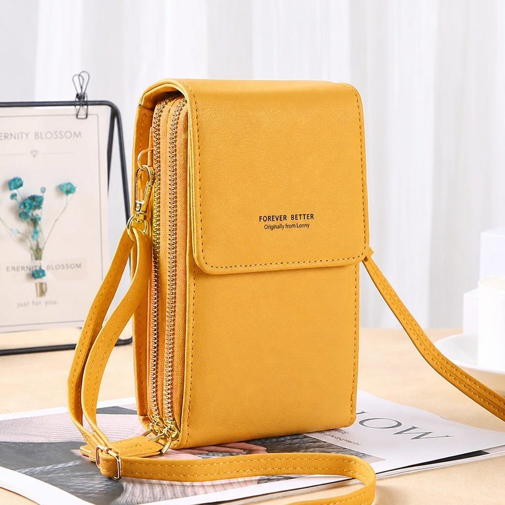VividGuard™ – Touch-Free Crossbody Phone Bag with RFID Shielding