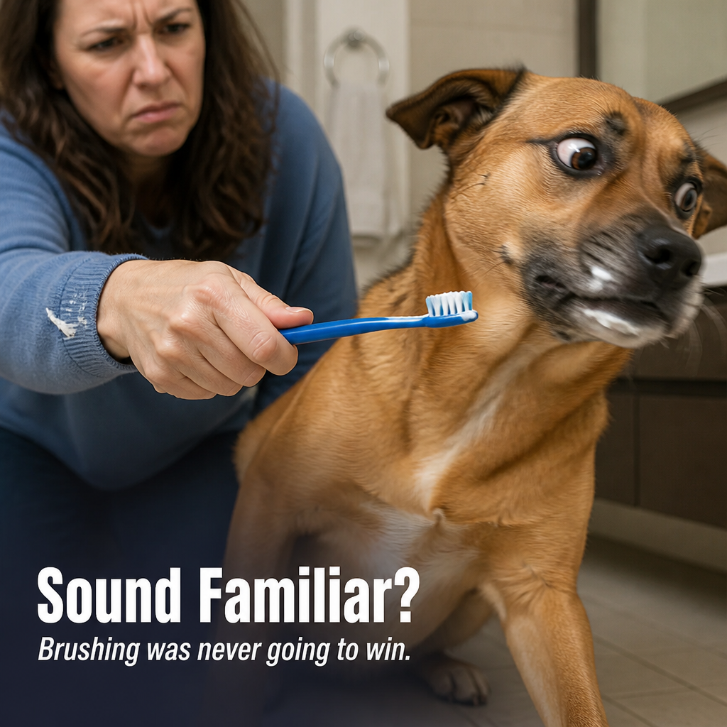 SmilePaw™ — Stop the Brushing Struggle and Remove Tartar in 30 Seconds a Day