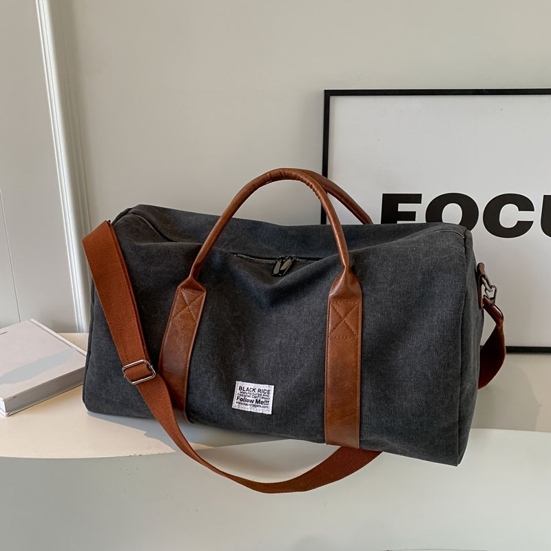 Traveler's Delight - Spacious Vintage Style Duffel Bag