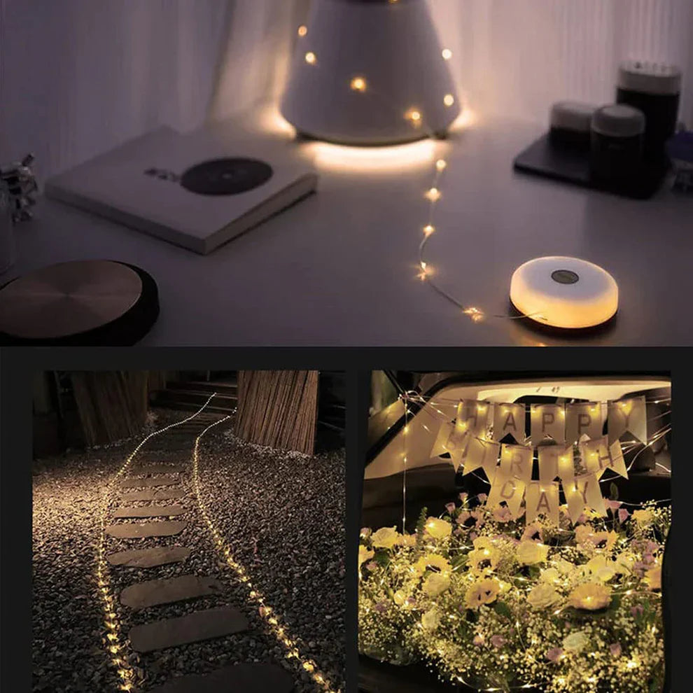 LumaBeam™ — Create Magical Nights with Effortless, Weatherproof Glow and Endless Vibes