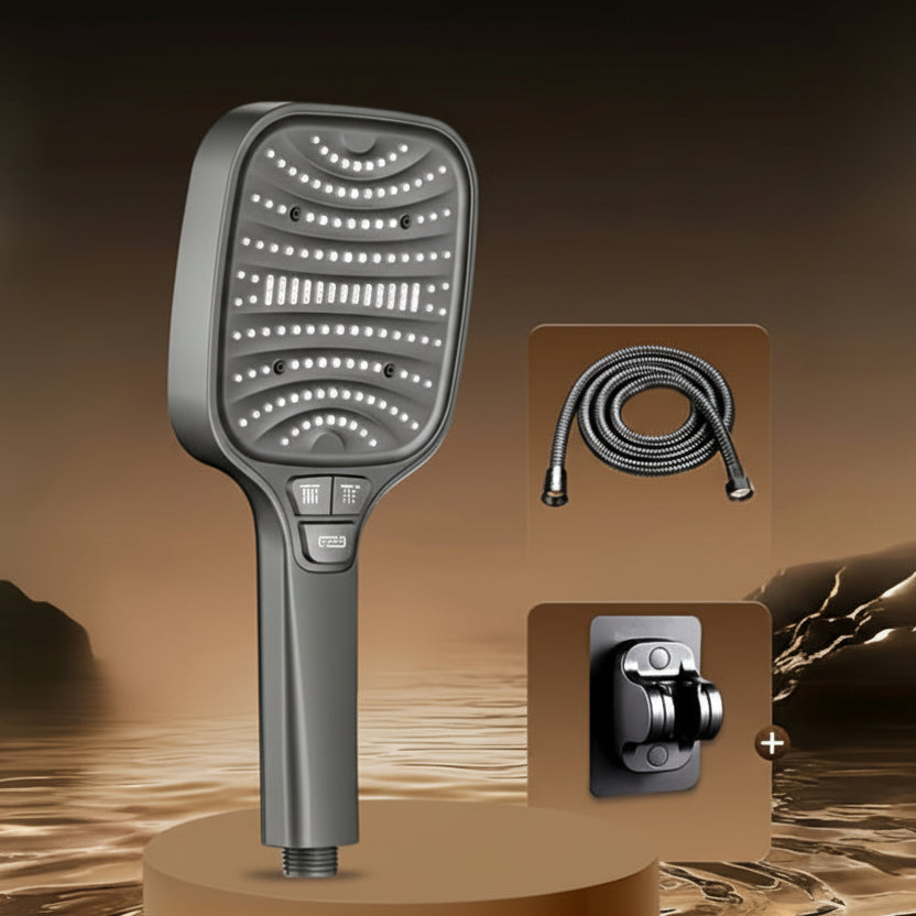AquaBliss - Premium Square Rain Shower System with 8 Versatile Spray Options