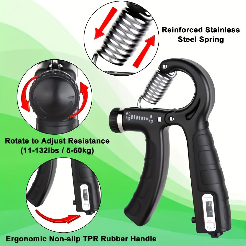 GripMaster Pro – Versatile Hand Strength and Finger Trainer Set
