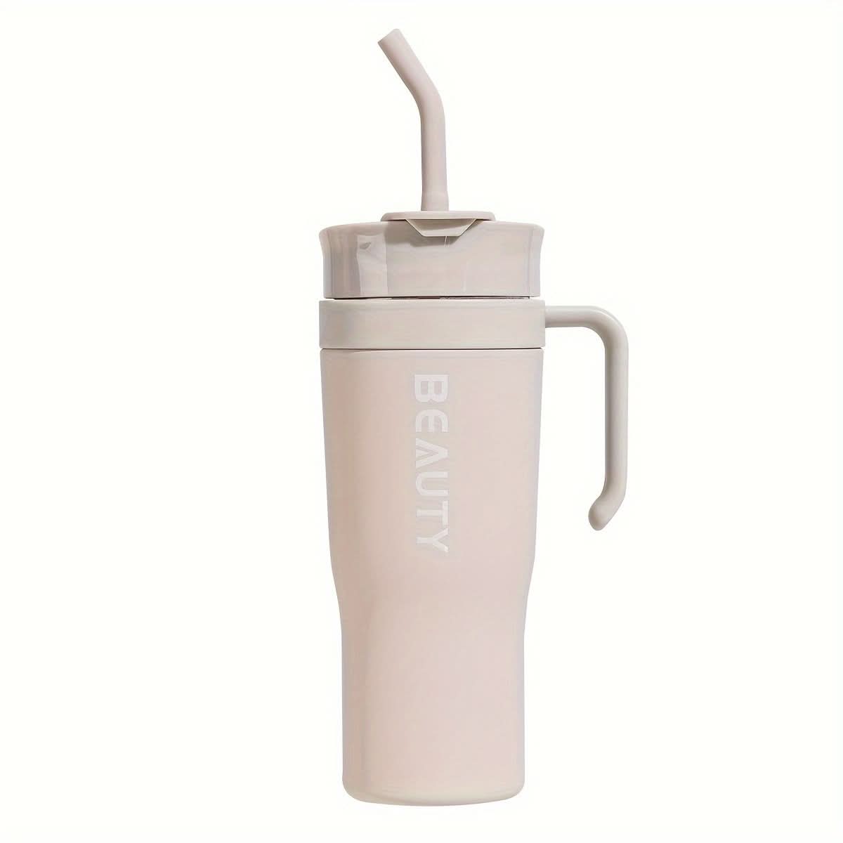 Large Capacity Tumbler Cup with Straw