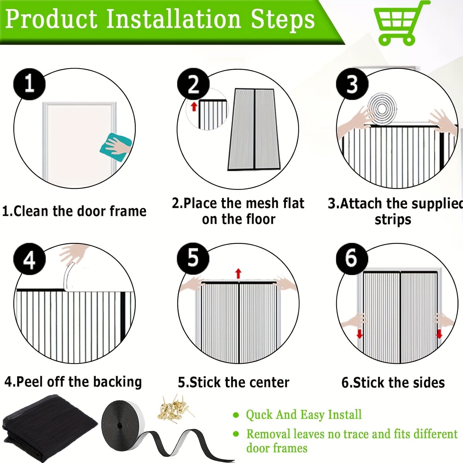 EasyPass – Magnetic Screen Door for Effortless Entry