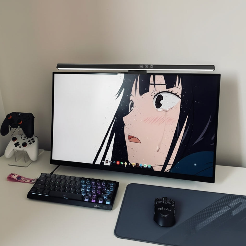 OptiGlow - Versatile Clip-On LED Desk Lamp for Workspaces