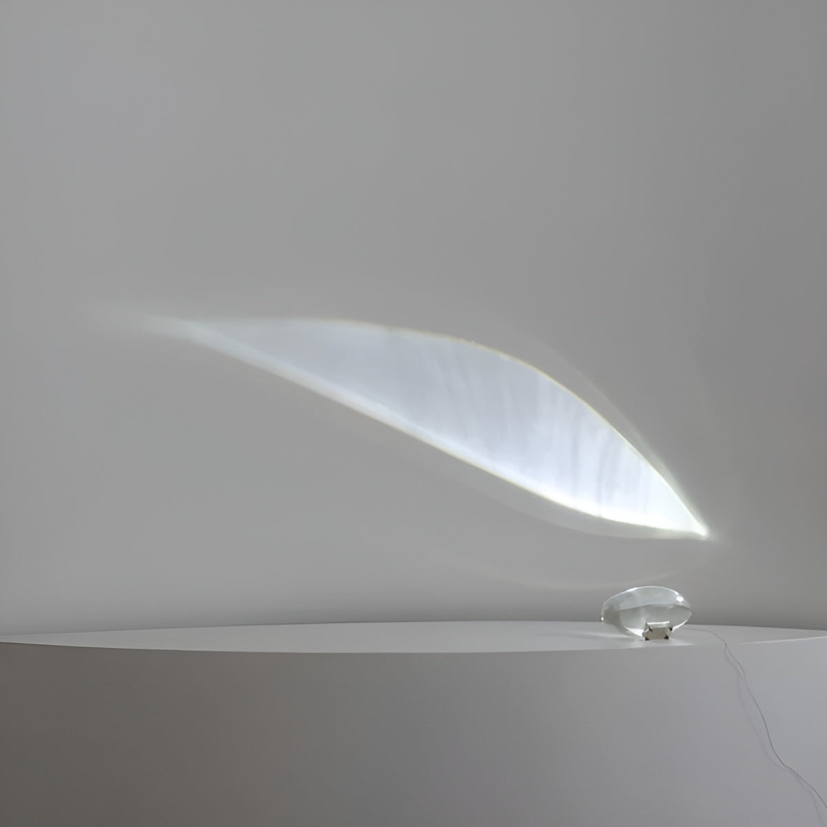 Oval Shaped Table Lamp with Warm Ambient Glow