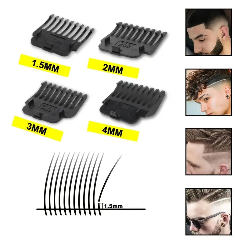 Ultimate Grooming Trio: Wireless Hair & Beard Trimming Set