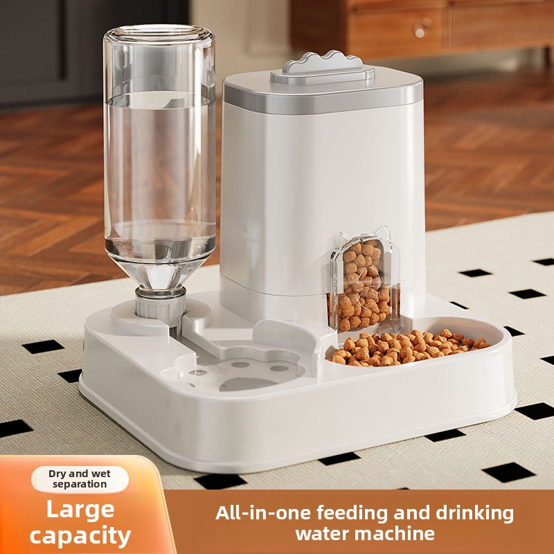 Pet Oasis - Reliable Auto Water and Food Dispenser Station