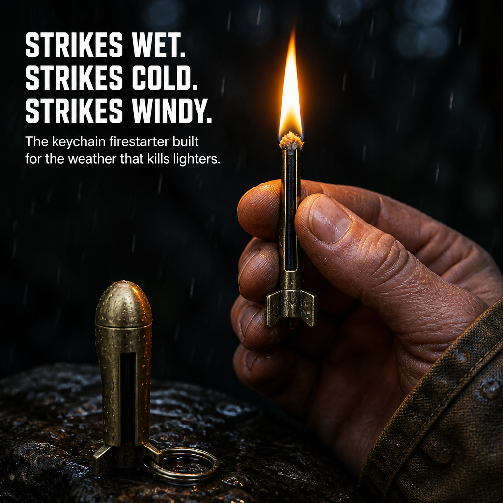BlazeMate™ — Ignite a Steady Flame Despite Rain, Wind, and Bitter Cold